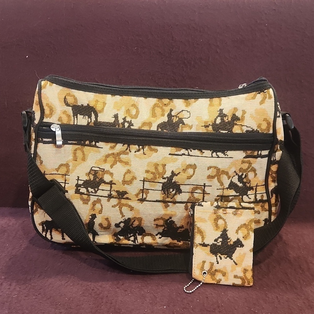 Canvas Cowboy Shoulder Crossbody Bag